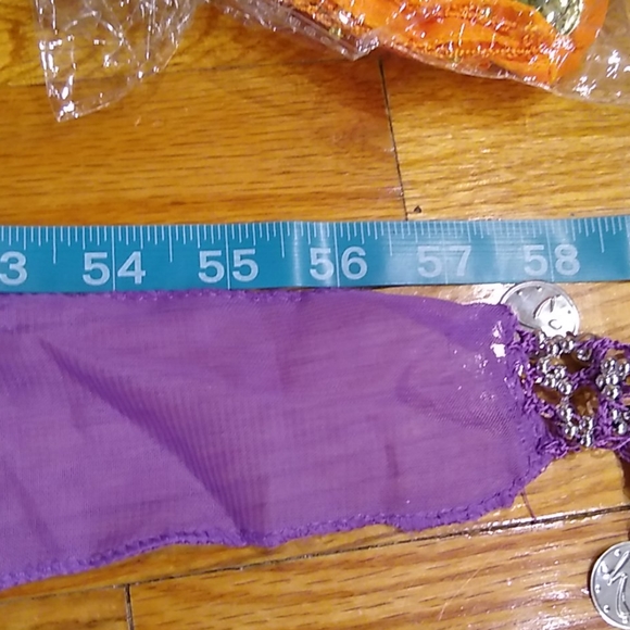 Lot of 5 Belly dance coin scarves - Picture 5 of 6